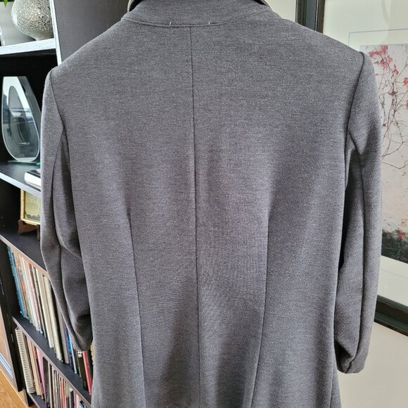 Laundry By Shelli Segal Gray Trimmed Blazer US 8 - Picture 5 of 8